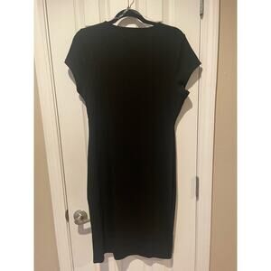 Pre-Owned Derek Heart Black Womens BodyCon Midi Dress, $17, Size XL, B51